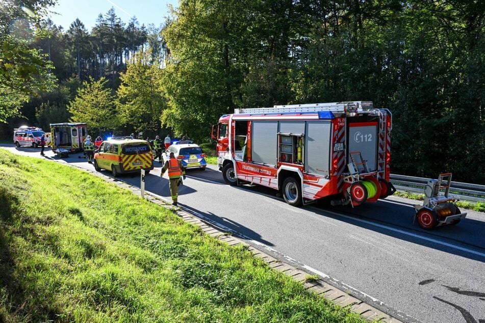 Die S132 musste gesperrt werden.