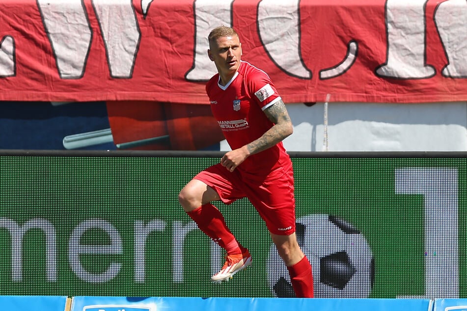 Bestritt gegen Stahl Riesa sein 150. Pflichtspiel für die Westsachsen: FSV-Legende Marc-Philipp Zimmermann (36).