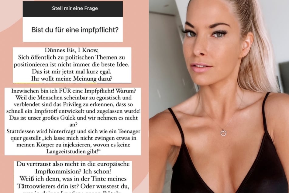 Die Party-Sängerin Isi Glück (30) hat ihre Meinung zur Impfpflicht inzwischen geändert.