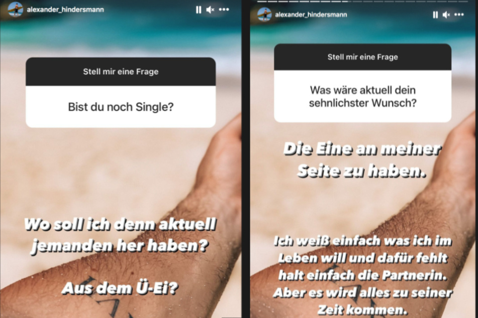 Alex wünscht sich eine Partnerin an seiner Seite.