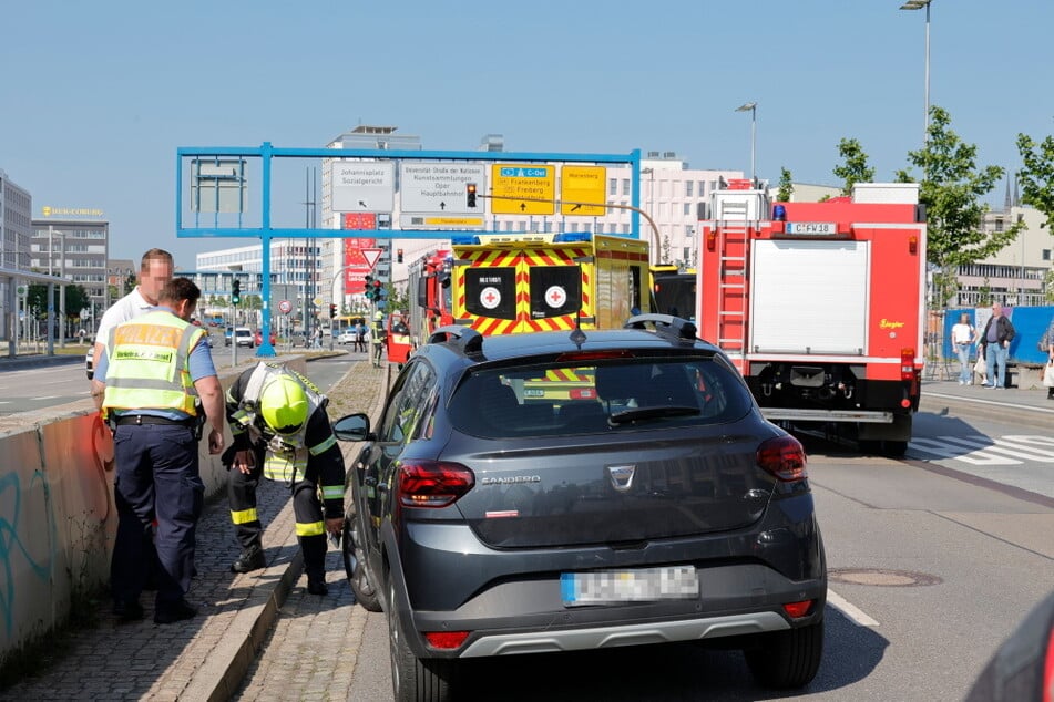 Auch die Feuerwehr war im Einsatz.