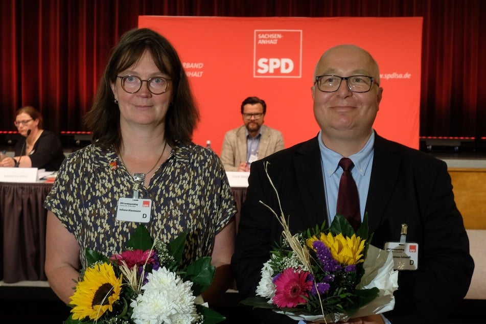 Die SPD in Sachsen-Anhalt setzt weiter auf Führungsduo Kleemann und Schmidt
