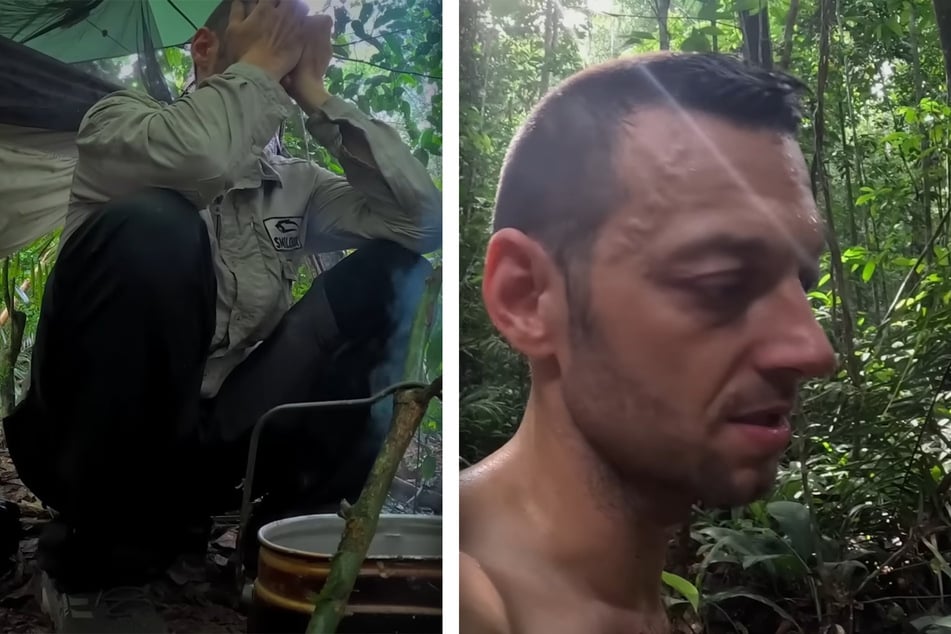 Joe Vogel (41) wurde von einer giftigen Raupe verletzt.