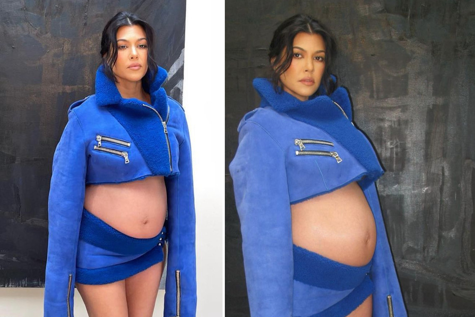 Kourtney Kardashian stirs debate with unusual maternity fit