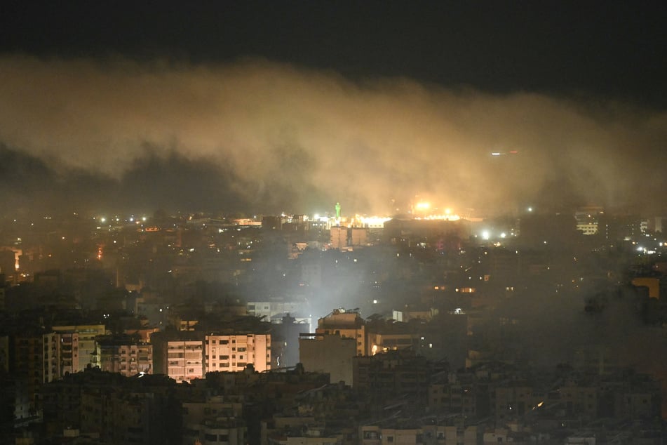 In der Nacht zum Sonntag wurde ein Vorort in Beirut (Libanon) angegriffen.
