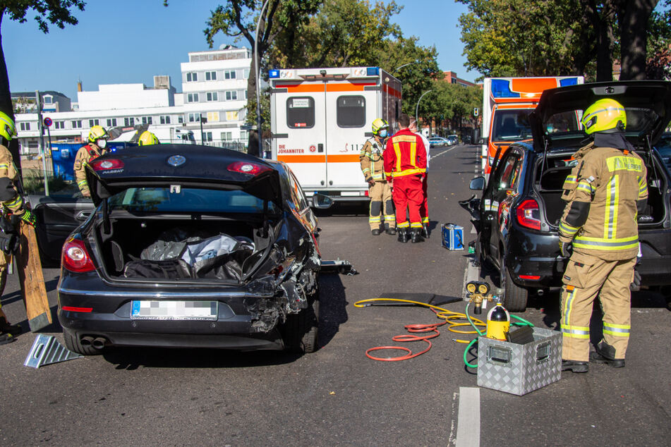 Drei Verletzte nach Auffahrunfall in Mariendorf