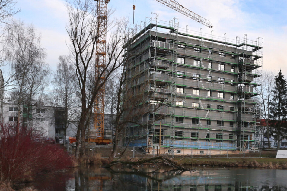 In Kempten entsteht ein siebenstöckiges Hochhaus aus Holz.