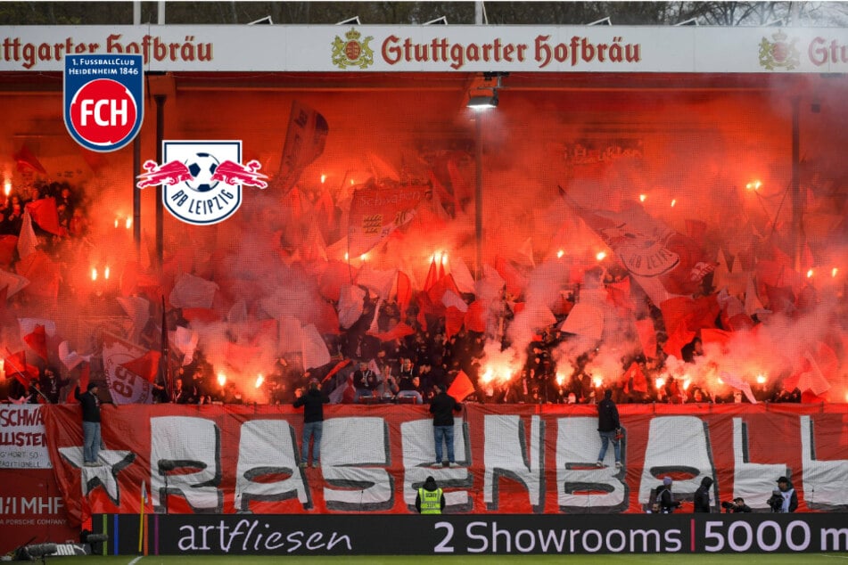 Bei Sieg in Heidenheim: RB Leipzigs Fans antworten mit Pyro auf Säure-Attacke!