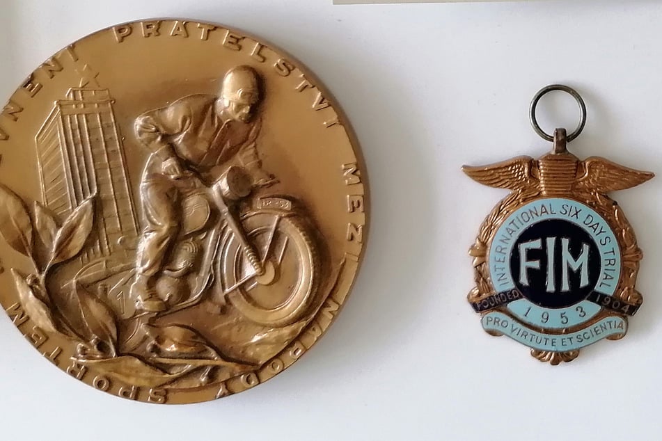 Unter anderem wird diese IFM-Medaille im Museum gezeigt, die Kämpf gewann.