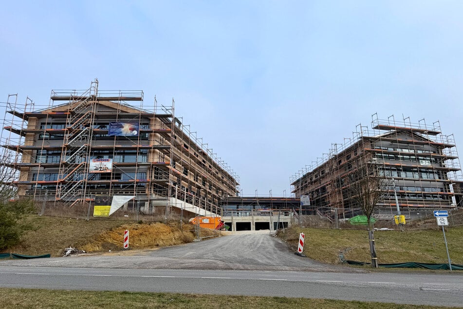 Das ist der Stand bei der geplanten Jugendherberge oberhalb des Kanuparks am Markkleeberger See.