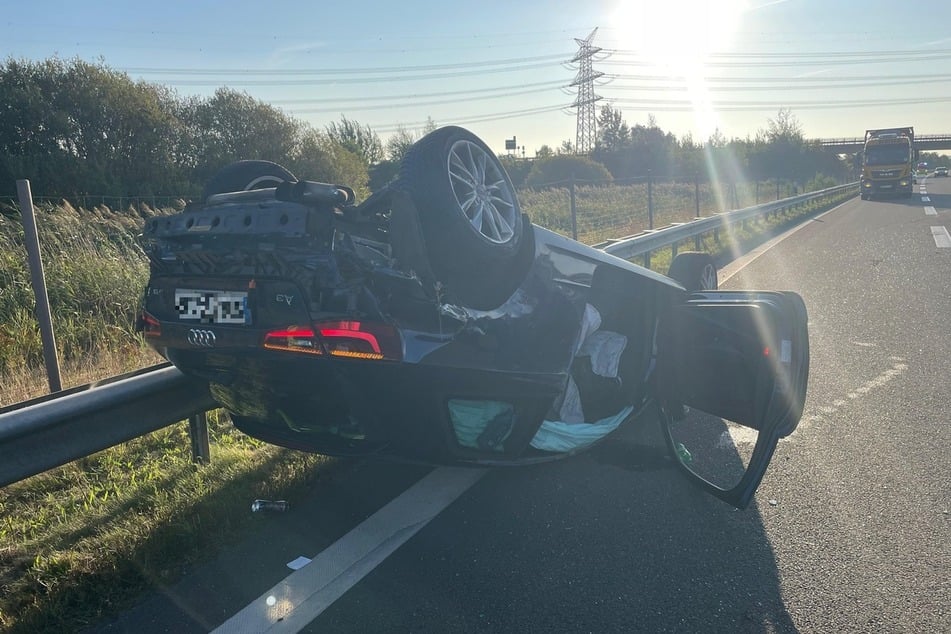 Der 19-jährige Audi-Fahrer konnte sich aus seinem Fahrzeug selbst befreien.