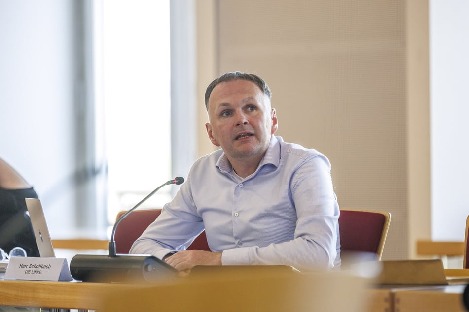 Erhebt Vorwürfe gegen den OB: Linken-Fraktionschef André Schollbach (46).