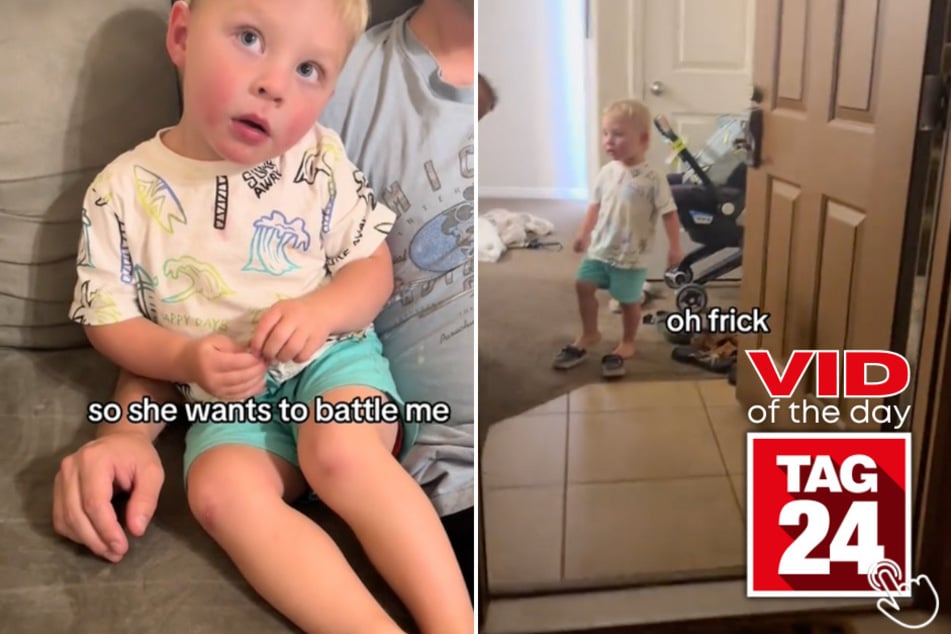 Today's Viral Video of the Day features a mom who pranked her son into thinking he was about to "square up" with a neighbor his age!