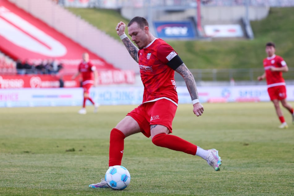 Dank FSV-Verteidiger Sandro Sengersdorf (27) fährt der FSV mit drei Punkten in der Tasche nach Hause. (Archivbild)
