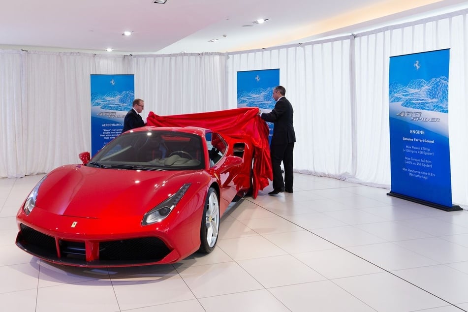 Der Ferrari 488 Spider wird nicht mehr produziert und ist nur noch auf dem Gebrauchtwagenmarkt erhältlich. (Archivbild)