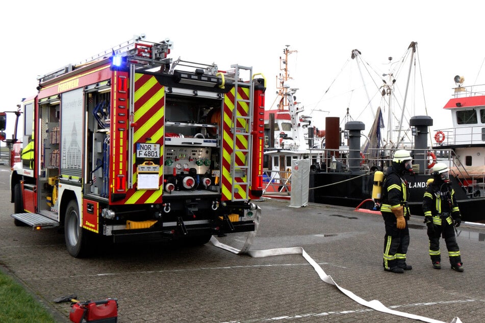 Am Sonntagmorgen war es auf dem Bestattungsschiff zu einem Feuer gekommen.