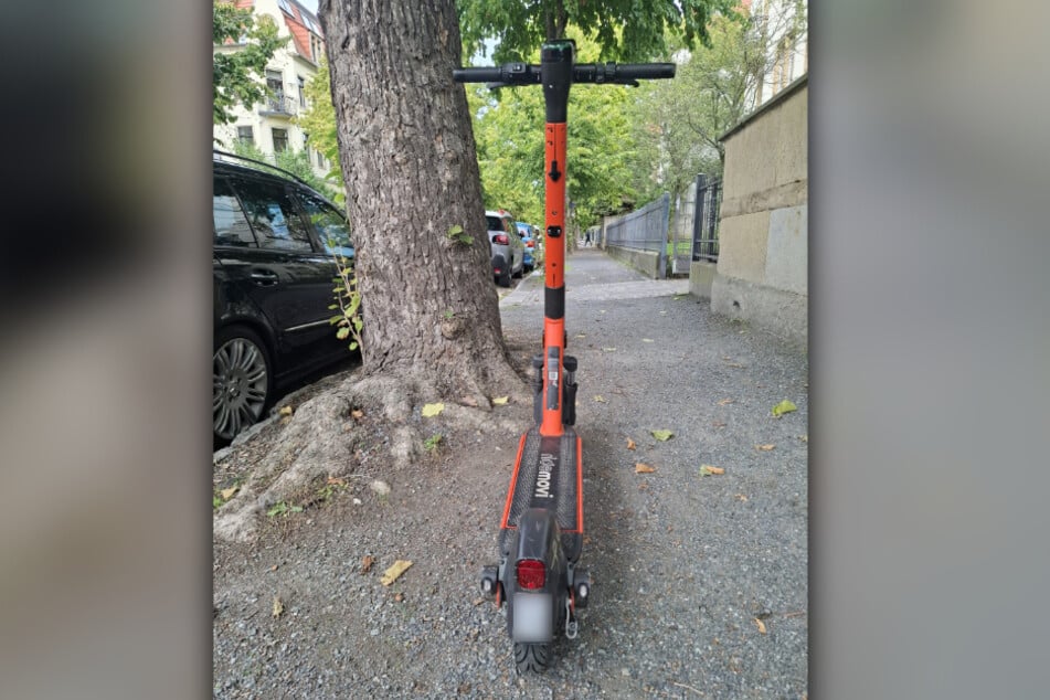 Laufachsen müssen laut Leitlinien frei sein, zwei Meter Restbreite auf dem Weg verbleiben - darum sollten E-Scooter nur am Rand geparkt werden.