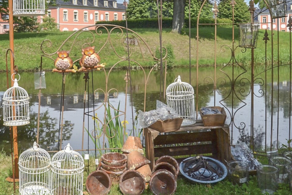 Im Schlosspark Großharthau dreht sich bei der LebensArt alles um Garten, Wohnen und stilvolle Dekorationen.