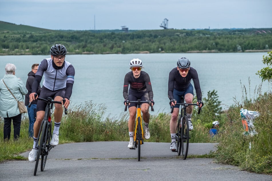 Die Strecken führten die Sportler durch das wunderbare Leipziger Neuseenland, vorbei am Störmthaler See und dem Zwenkauer See.