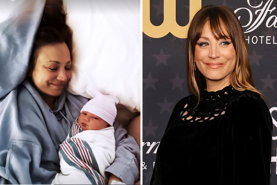 Kaley Cuoco shared photos on Instagram of her newborn baby girl, Matilda Carmine Richie Pelphrey, born on Thursday.