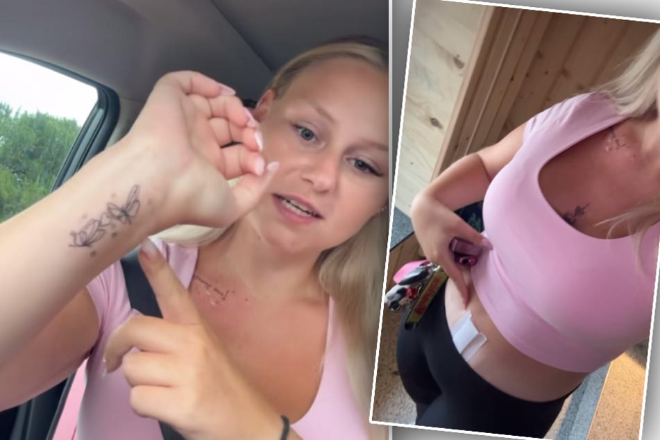 Sarah-Jane Wollny ist unter die Körperkunst-Fans gegangen.
