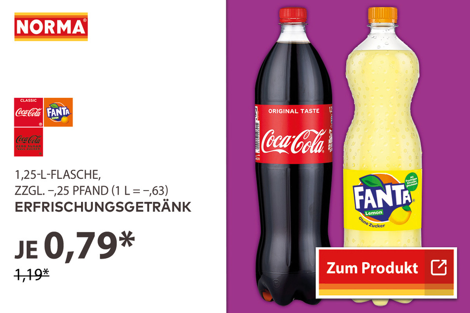 Erfrischungsgetränk für 0,79 Euro