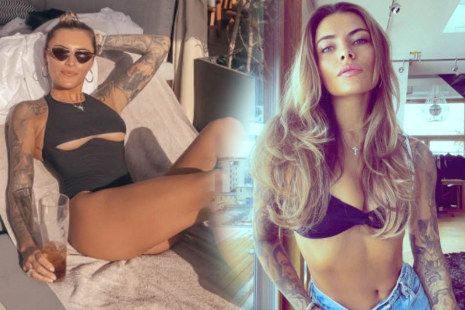 Da stimmt doch was nicht! Sophia Thomalla postet Malle-Foto im sexy Badeanzug
