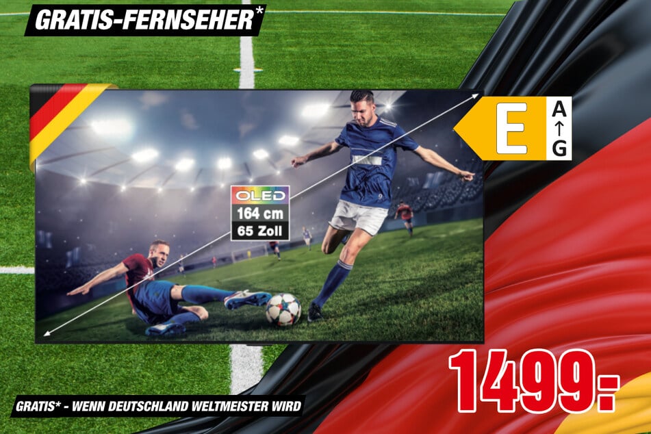 65-Zoll LG-Fernseher für 1.499 Euro.