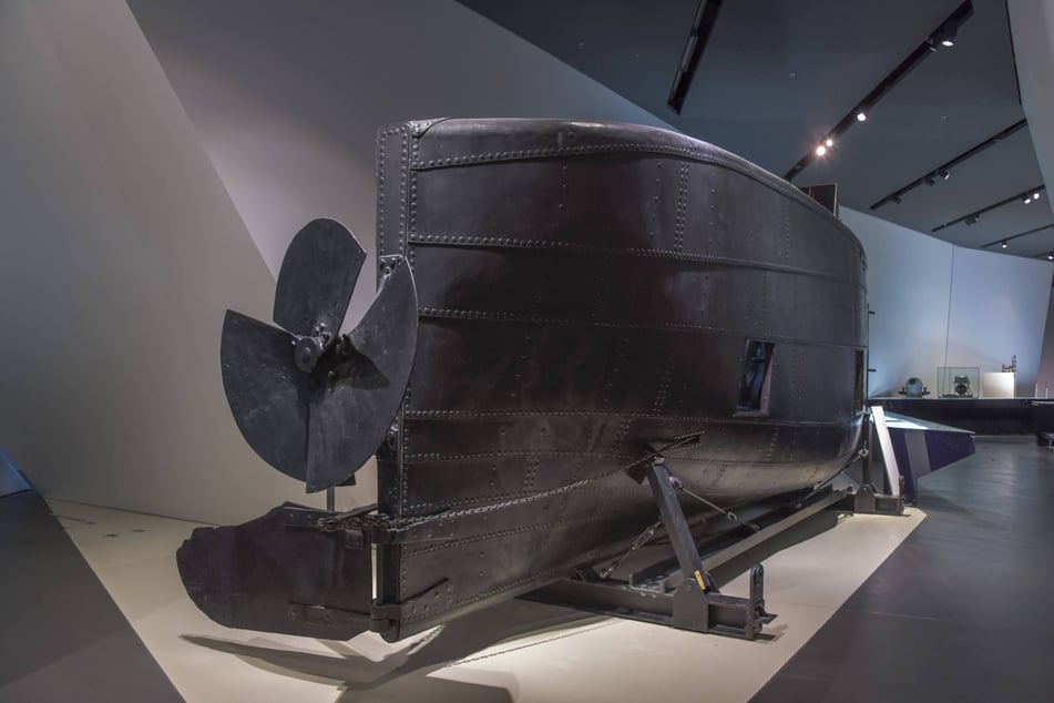 Seit über 50 Jahren steht das U-Boot in Dresden.