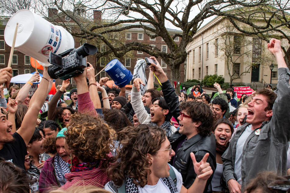 Brown University on Tuesday reached an agreement with students protesting the war in Gaza, agreeing to consider divesting from Israel.