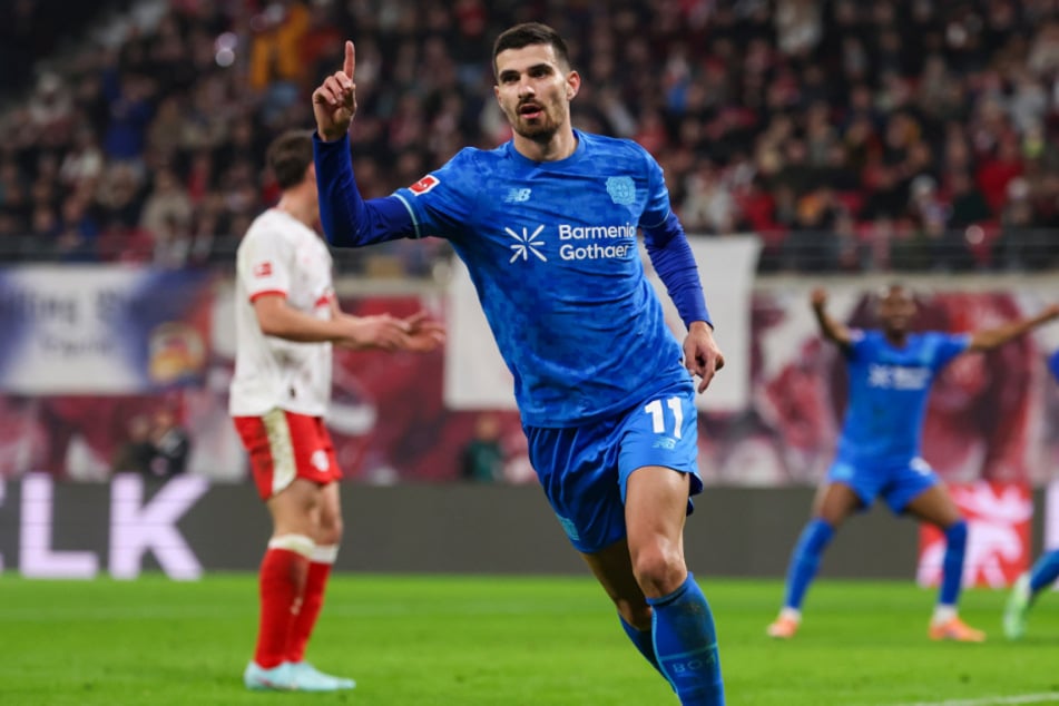 18-mal lief Martin Terrier (29) in der aktuellen Bundesligasaison für Bayer Leverkusen auf. Dabei gelangen ihm vier Tore und eine Vorlage.