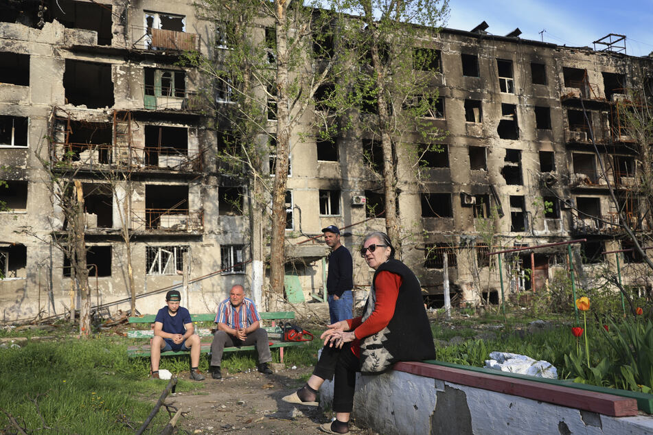 In Mariupol wurden Dutzende Häuser zerstört.