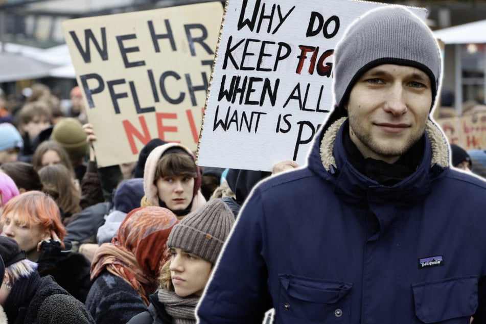 Dresden: Demo statt Klassenzimmer: Tausende Schüler protestieren gegen Wehrdienst-Pläne