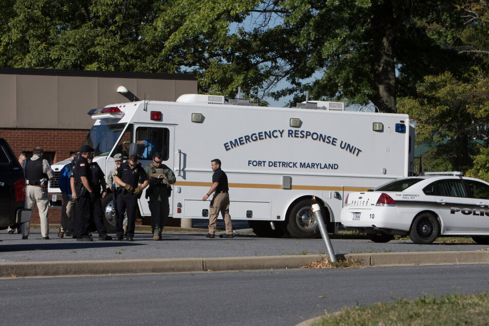 The emergency response unit holds a training session at Fort Detrick (archive photo).