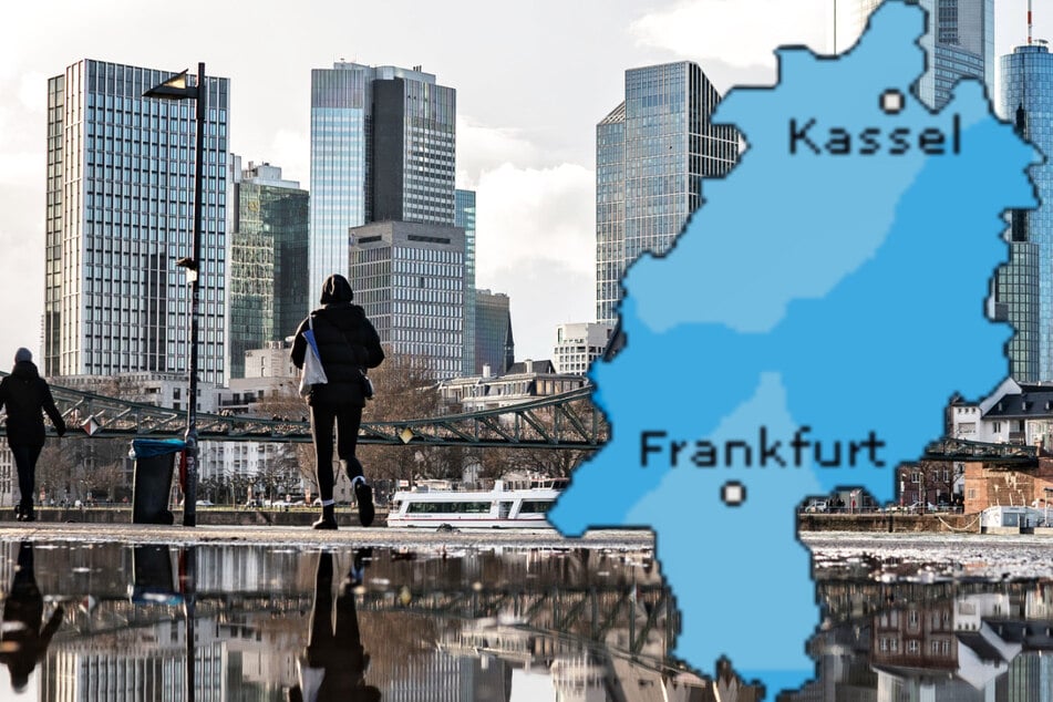 Die Menschen in Frankfurt und Hessen können sich am heutigen Freitag auf milde Temperaturen einstellen, doch das Niederschlagsrisiko (Grafik) ist erhöht.