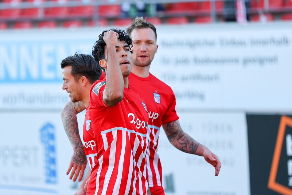 FSV-Spieler Johan Gomez traf zum 1:0 gegen Heidenau (Archivbild).