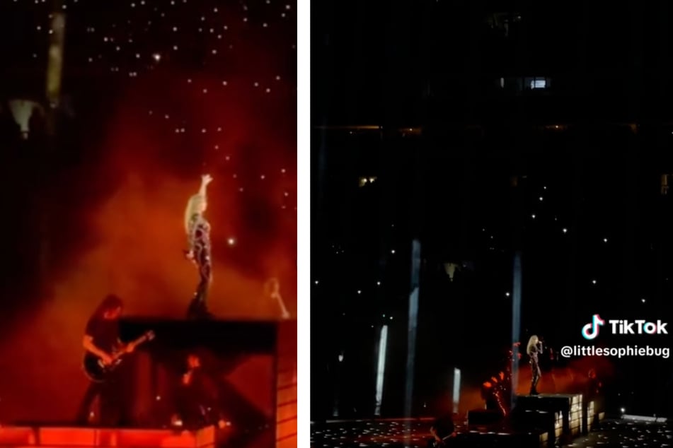 Taylor Swifts Konzert bot auch eine spektakuläre Lichtshow.