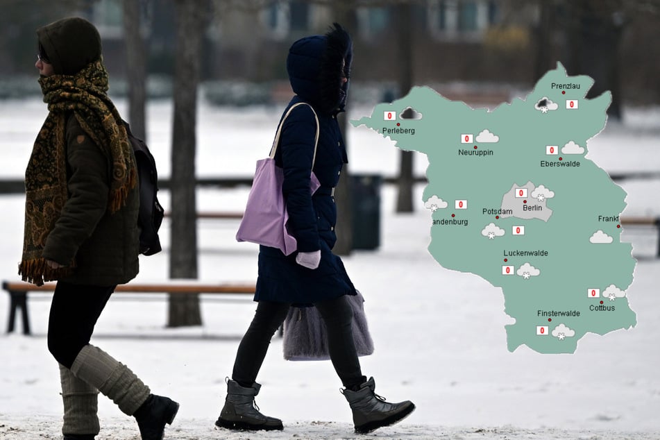 Winter rollt wieder an: Schnee und Glätte machen Berlin und Brandenburg zur Eisfalle