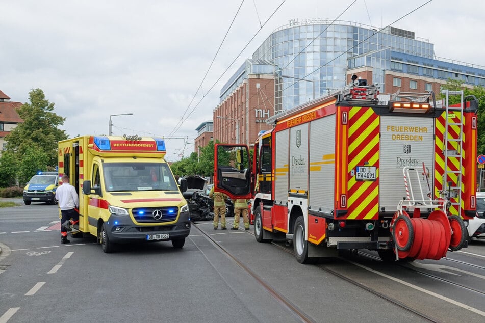 Auf der Hansastraße kam es am Mittag zu einem Unfall.