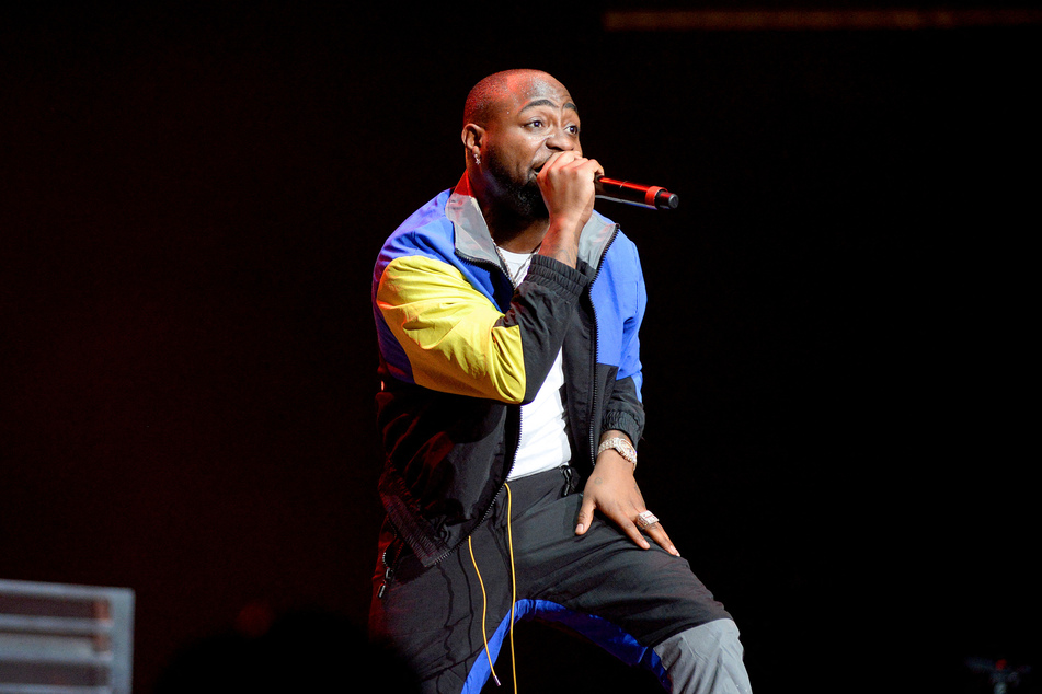 Afrobeats star Davido performing in in Newark, New Jersey, in 2019.