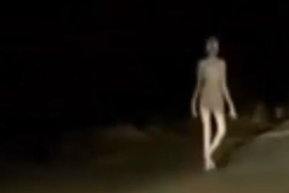 Internet users in India are freaking out over an alien-like creature caught on tape
