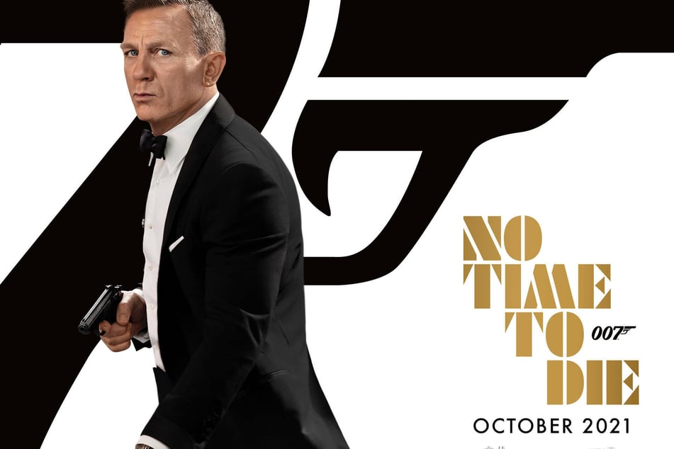 The poster for the long-awaited 007 movie No Time To Die.