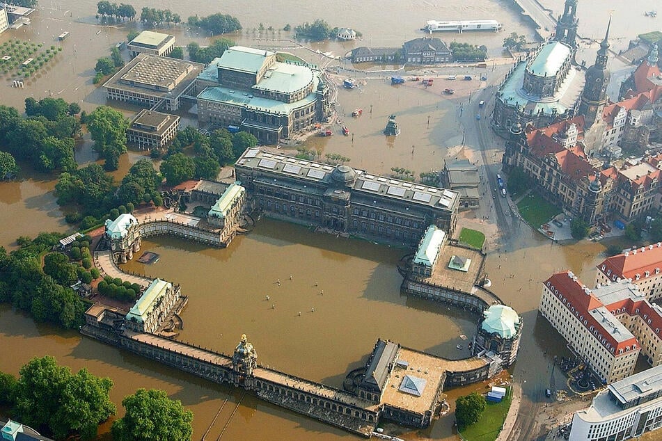 Land unter: 2002 waren der Zwinger und weite Teile der Altstadt schon einmal überflutet.