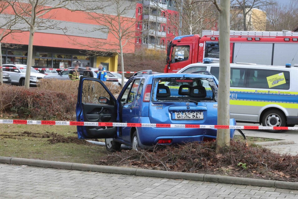 Die Polizei hatte den Unfallbereich abgesperrt.