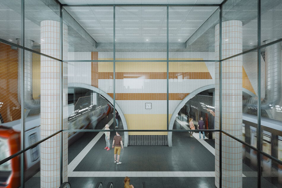 Die neue Station entsteht im Rahmen der vollautomatischen U5, die ab 2040 Hamburg von Ost nach West durchqueren soll.