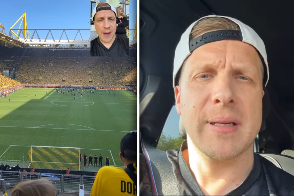 Oliver Pocher erlebte BVB-Schmach im Stadion, jetzt ledert er gegen die Bayern