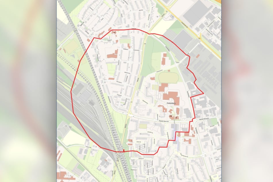 Rund um den Fundort der beiden Bomben ist ein Evakuierungsbereich von 500 Metern Radius festgelegt worden.