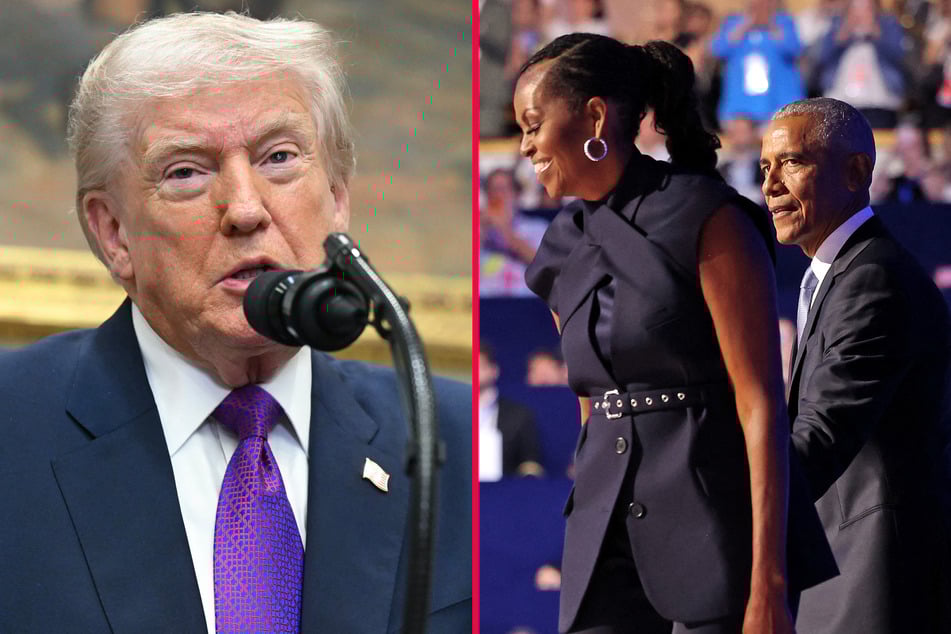 President Donald Trump doubled down in support of a racist video he posted depicting the Obamas as monkeys.