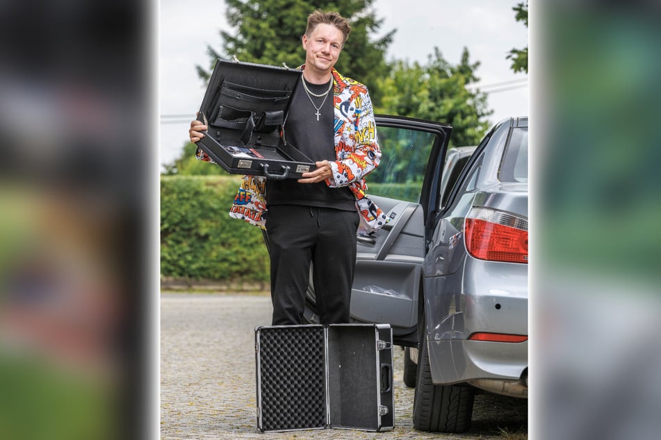 Zauberer Thomas Majka (37) muss nun improvisieren.