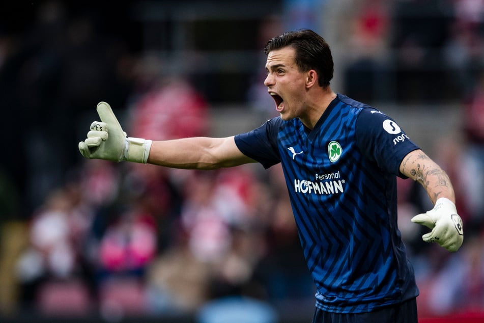 Nahuel Noll von der TSG Hoffenheim, hier im Trikot von Greuther Fürth, könnte beim HSV den abwanderungswilligen Matteo Raab ersetzen.